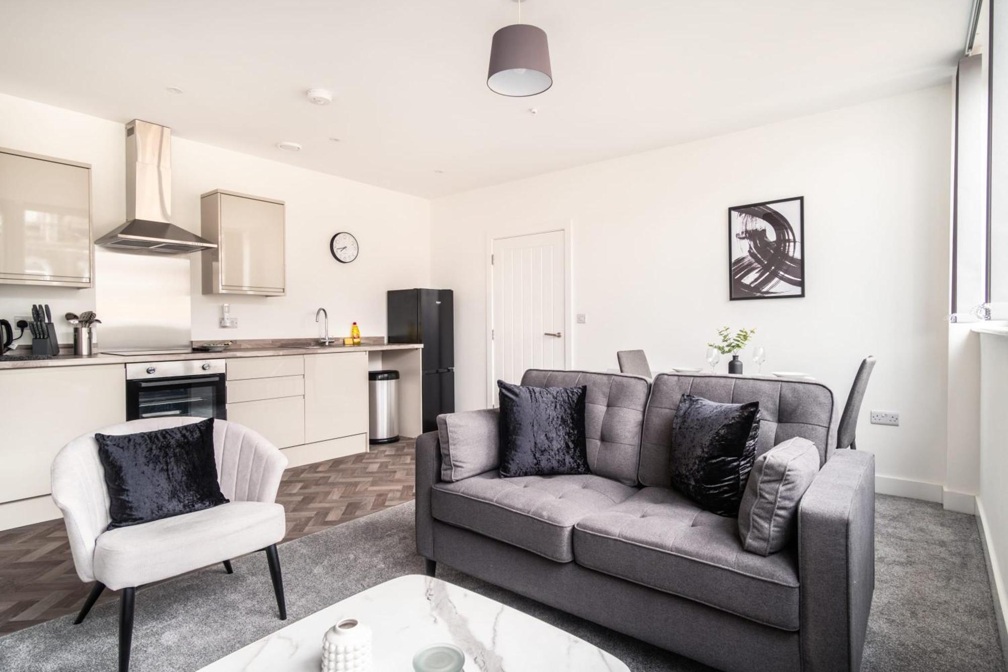 Modern 1 Bed In Apartment Wrexham