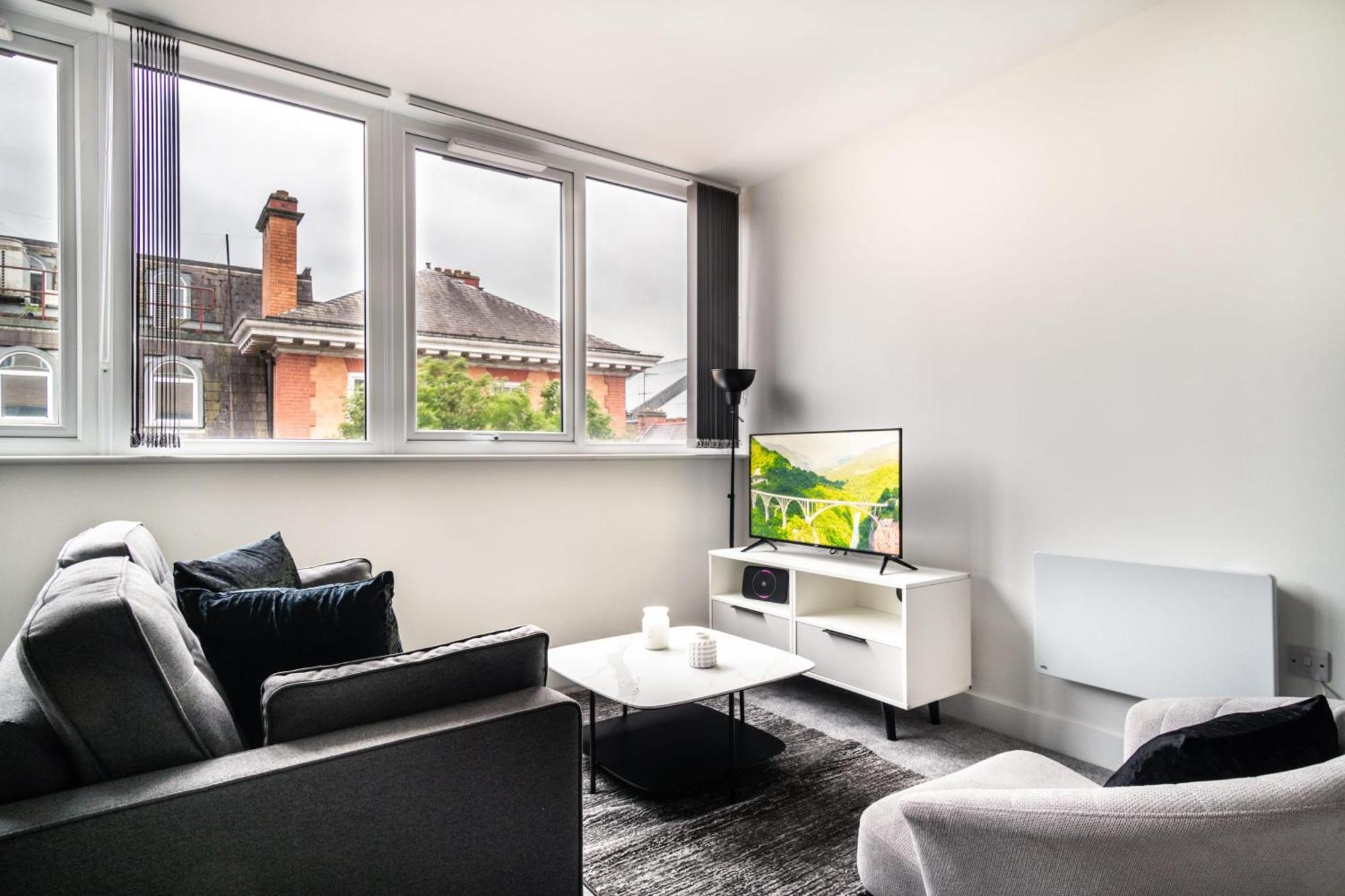 Modern 1 Bed In * Wrexham