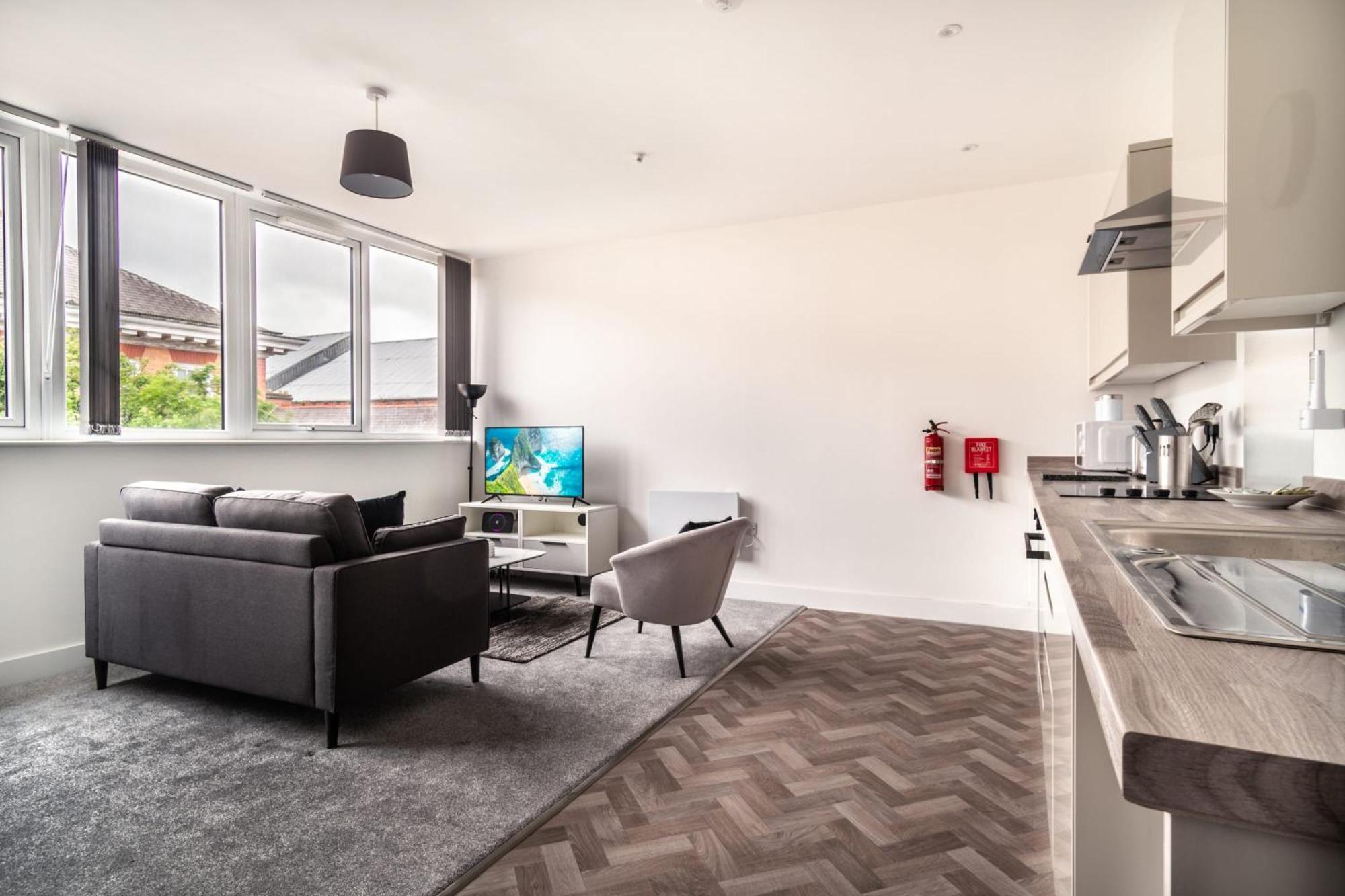 Modern 1 Bed In Apartment Wrexham